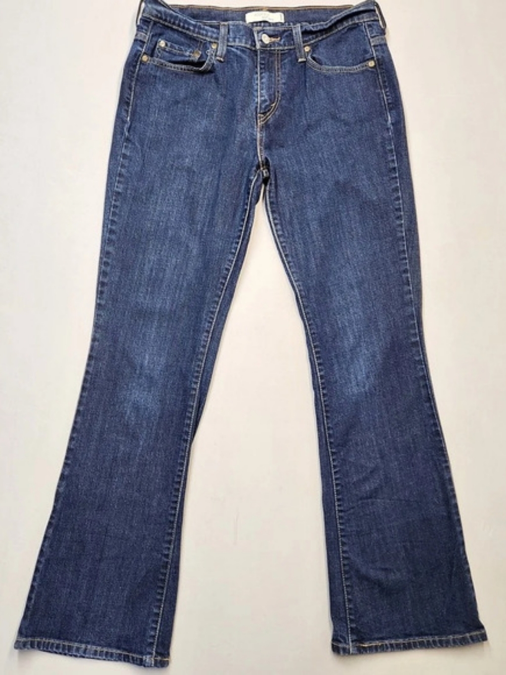 Levi's 515 Women's Bootcut Jeans Size 10M Blue Wash Mid Rise Stretch Denim 32x31